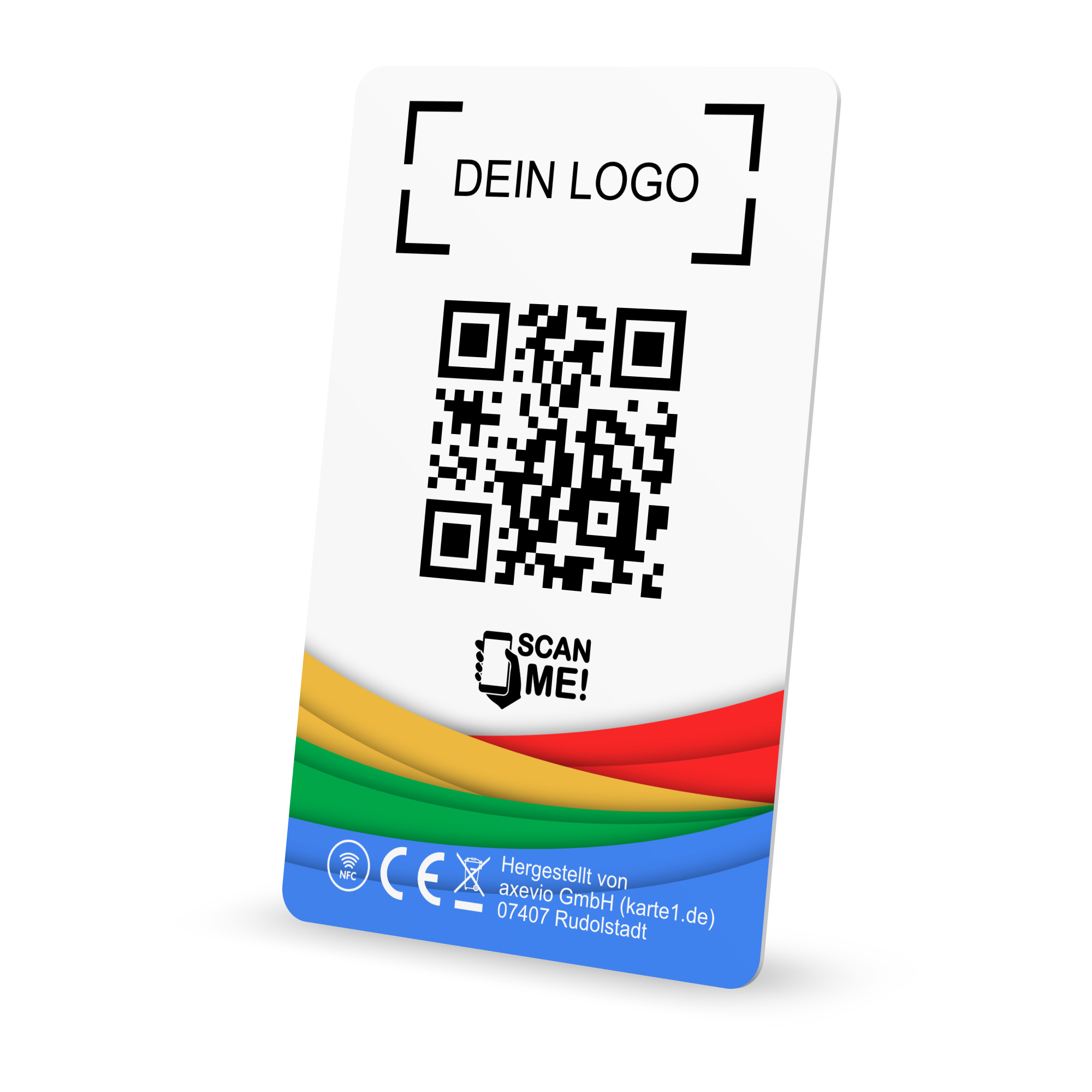 NFC Bewertungskarte für Google Weiß
