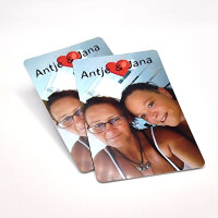 PVC Fotocard  (dualside printed) made of recycled PVC