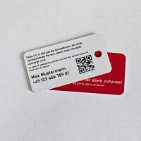 3 x Pet Emergency Card (Mini Card) for the Keychain...