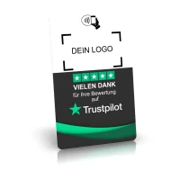 NFC Bewertungskarte (Trustpilot) inkl. Text- oder Logodruck