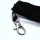 Lanyard / Keychain Black 45cm incl. Carabiner