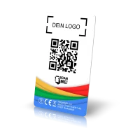 NFC Review Card (Google) incl. text- or logo printing White