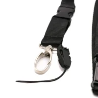 Schlüsselband/Lanyard (Flachband) 55cm mit Karabiner & Schlaufe (div. Farben)