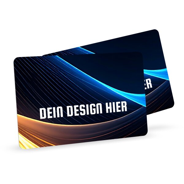 Digitale Visitenkarte (NFC) - eigenes Design (beidseitig)