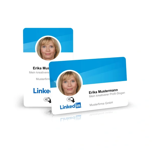 NFC-Card for LinkedIn Profiles individually printed