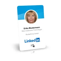 NFC-Card for LinkedIn Profiles individually printed