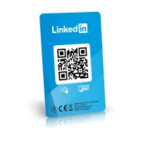 NFC-Card for LinkedIn Profiles individually printed