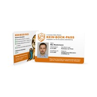 Kein-Bock-Pass - wenn man einfach keine Lust hat (beidseitig bedruckt)