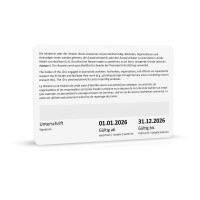 Press ID Card 2026 (DE/EN/FR) with Hologram