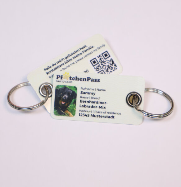 PfötchenPass - The ID Tag for Your Dog (2 Pcs.)