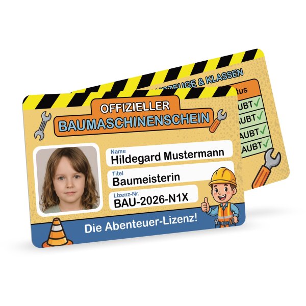 Kinder-Baumaschinenschein (Bagger, Kran und Abenteuer)