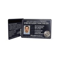 Freifahrtsschein im Kartenformat (recyceltes PVC)