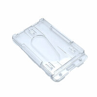 Kartenhalter für 2 Karten transparent vertikal