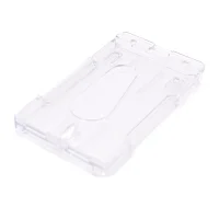 Kartenhalter für 2 Karten transparent vertikal