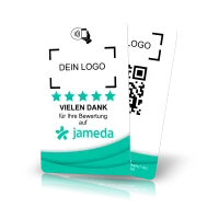 NFC Bewertungskarte (Jameda) inkl. Text- oder Logodruck