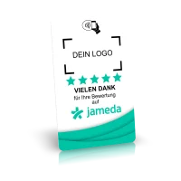 NFC Bewertungskarte (Jameda) inkl. Text- oder Logodruck