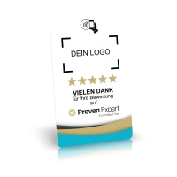 NFC Bewertungskarte (ProvenExpert) inkl. Text- oder...