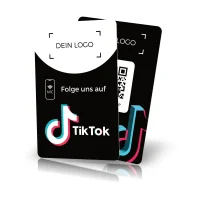 NFC Followkarte (TikTok) inkl. Text-/Logo-Druck