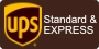 Versand per UPS Standard & Express